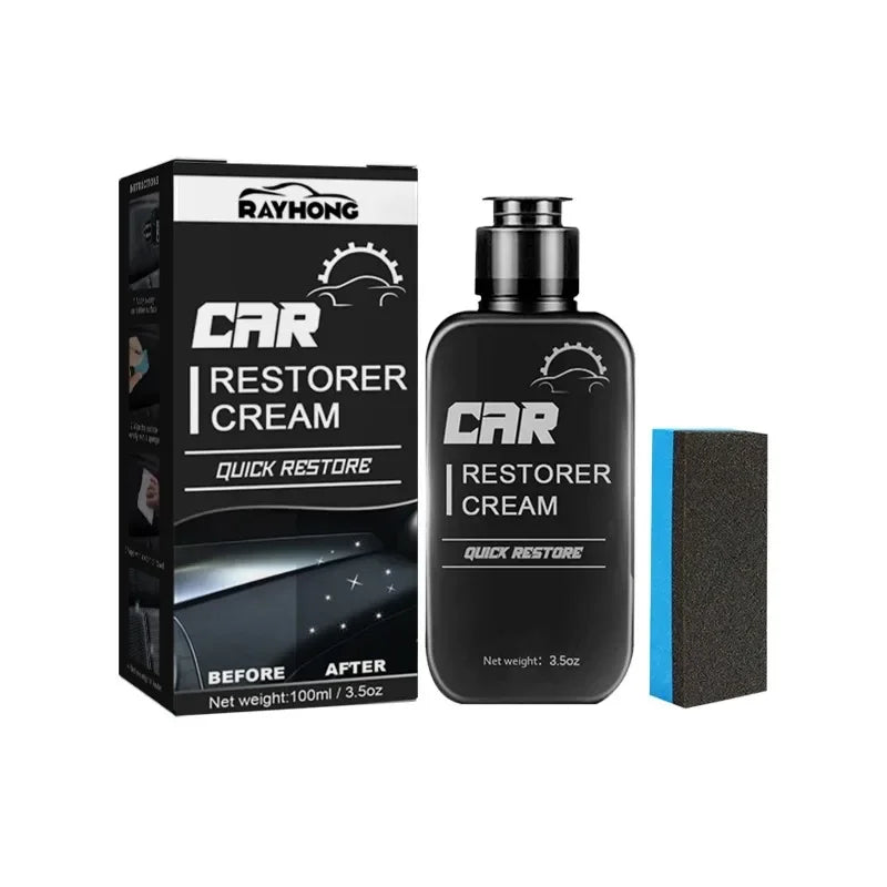 Car Leather & Plastic Restorer Cream | 30/100ml Repair Agent