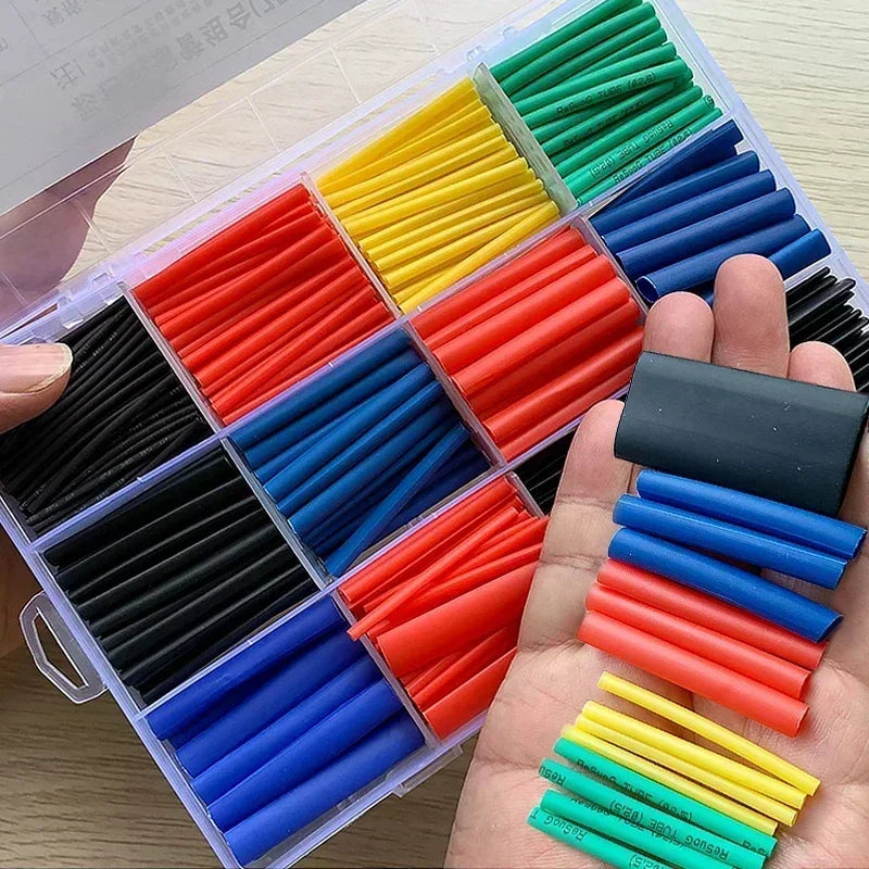 Thermal-Activated Cable Sleeve Shrinkable Wire Protector Kit Insulation Tubes for DlY Proiects Automotive Electronics Repair Zpaxo
