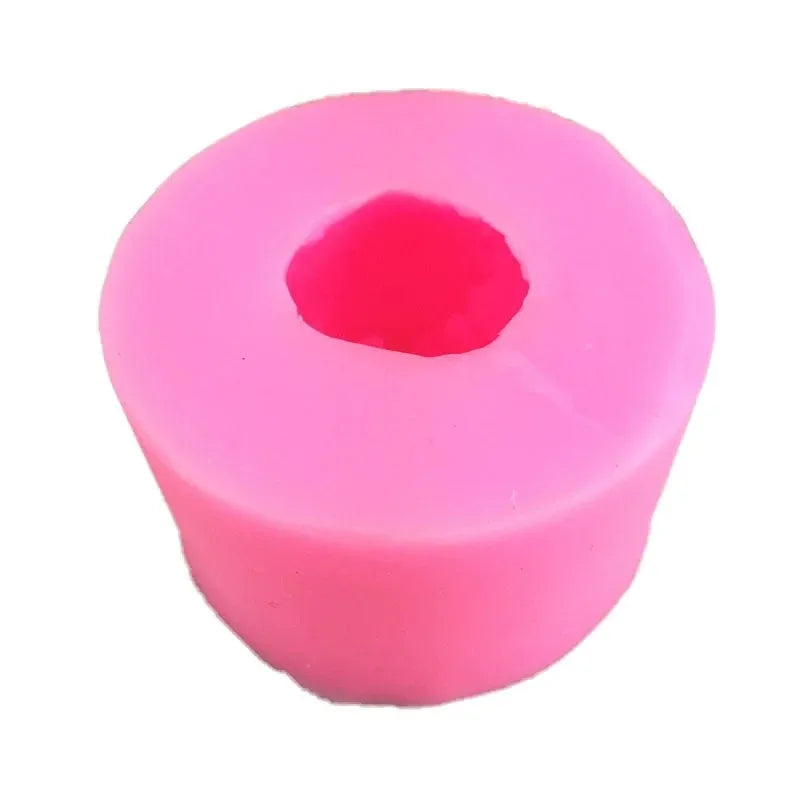 Round Shape 3D Flower Peony Silicone Mold Chocolate Flip Sugar Baking Gypsum Diy Soap Zpaxo