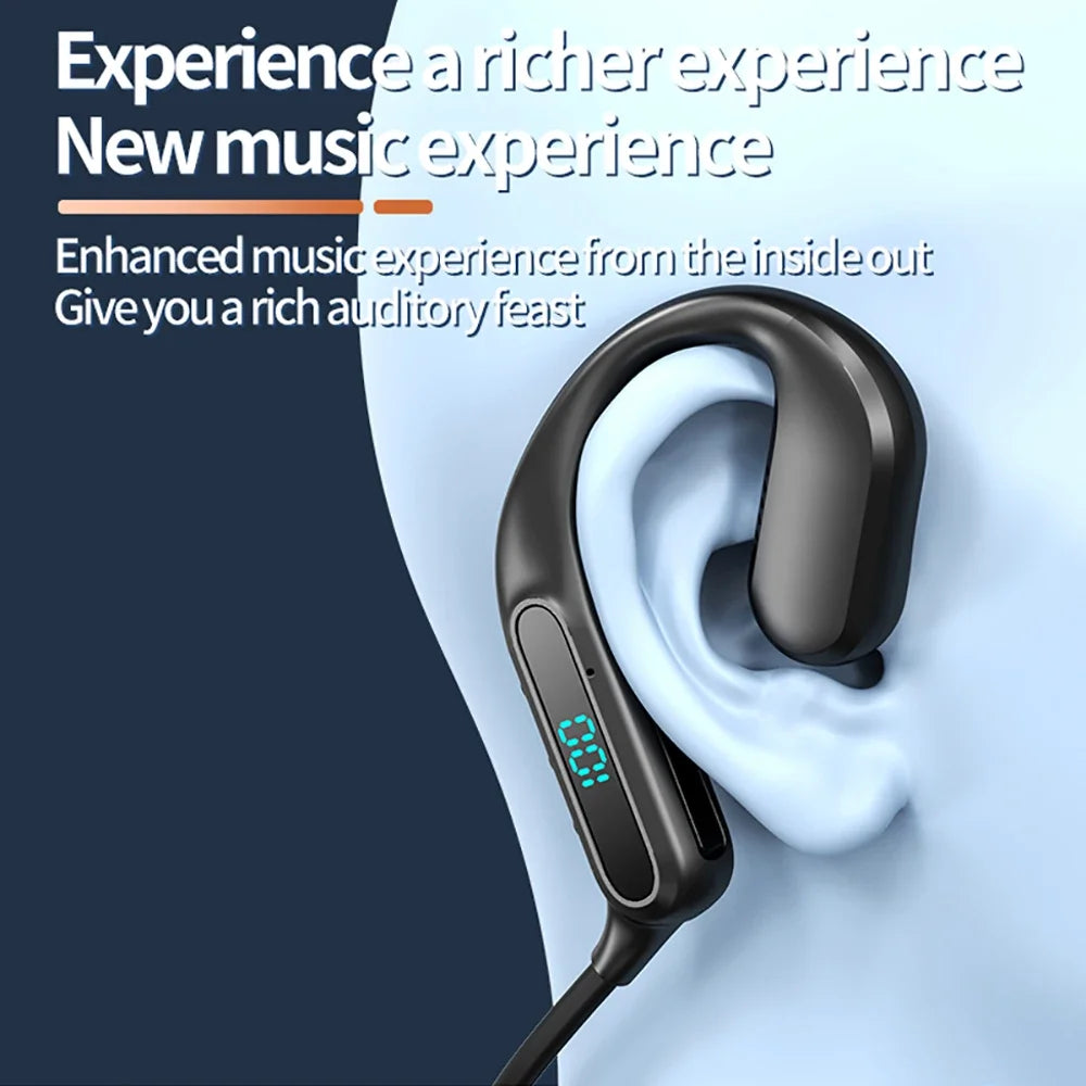 KEBIDUMEI Air Conduction Headphones Bluetooth 6 0 Wireless Earphones