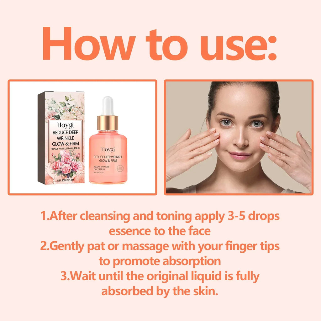 Hoygi Rose Vitamin C Serum – Anti-Aging, Pores & Brightening Face Serum Zpaxo