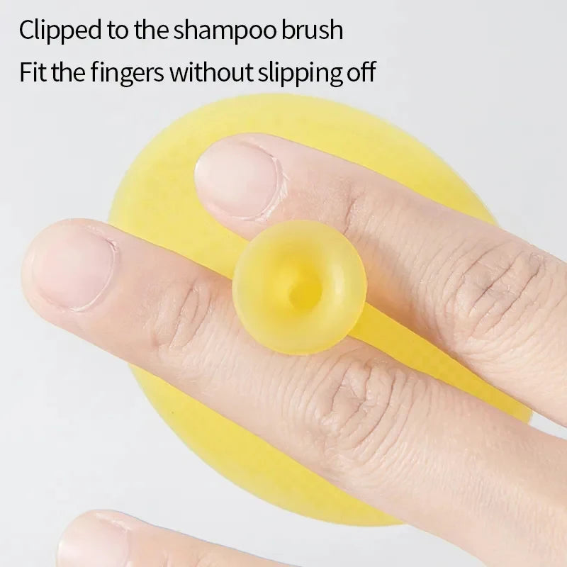 Soft Silicone Baby Shampoo Brush – Infant Scalp Massager