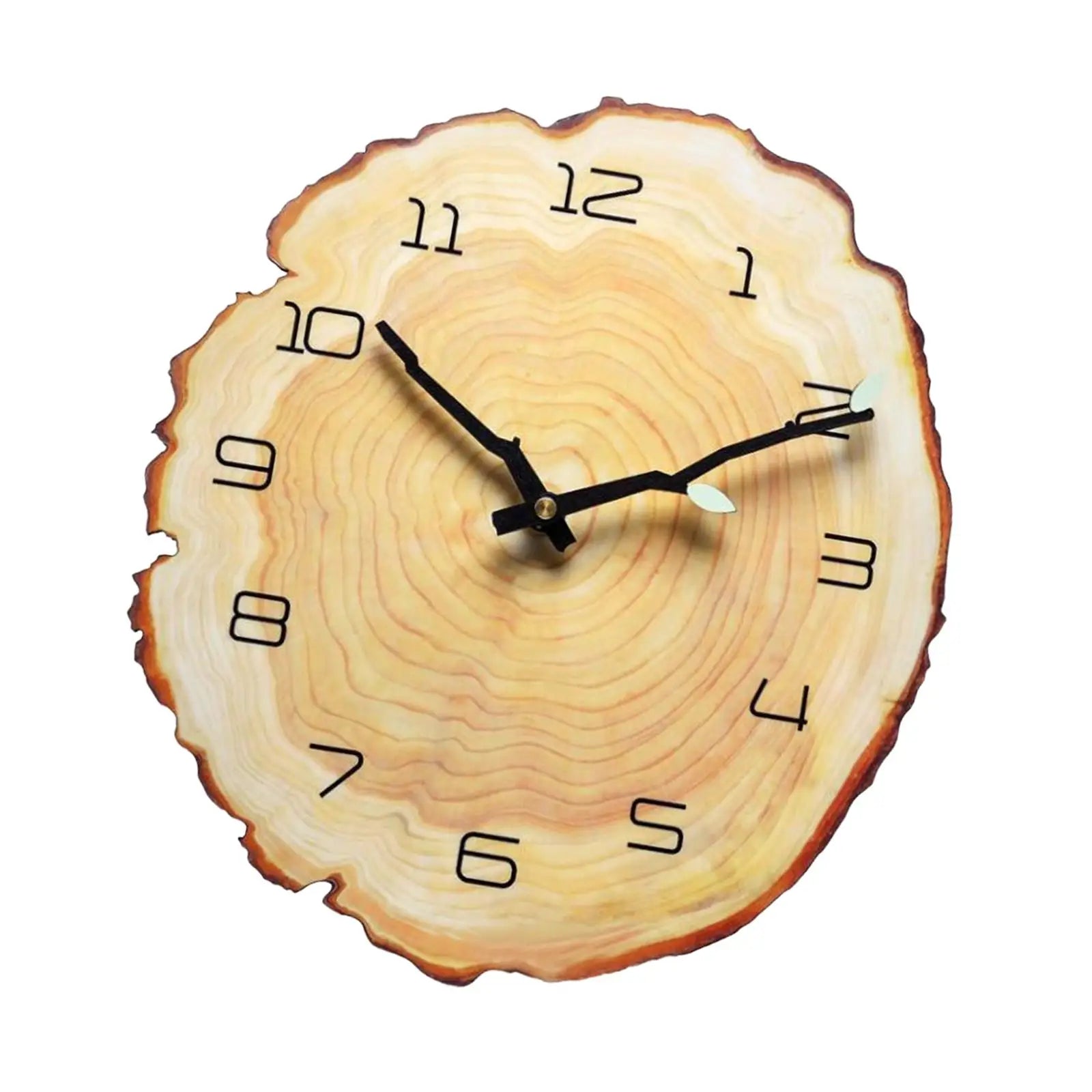 Annual Ring Wall Clock Decorative Pointer Luminous Indoor Outdoor Clock for Office Bathroom Living Room Kitchen Decoration Zpaxo