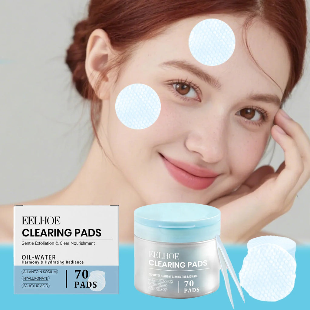 70 Pads Salicylic Acid Facial Toner Pads Hydrating Gentle Exfoliating Pad for Daily Use Deep Moisturizing Smoothing Skin Texture Zpaxo