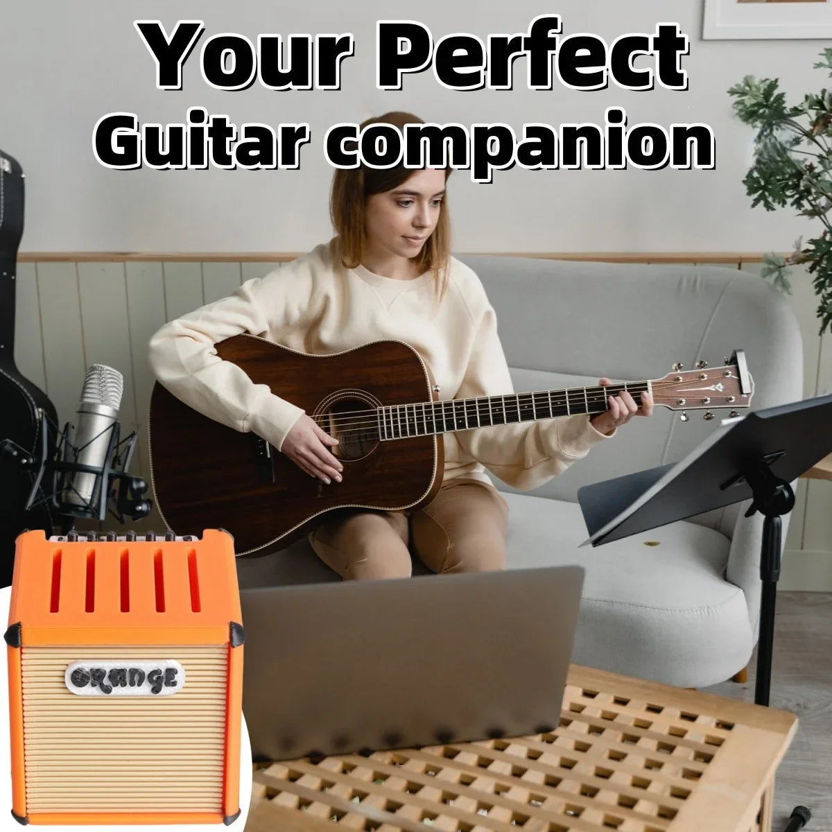 Amp-Shaped Guitar Pick Holder – 3D Printed 5-Slot Organizer