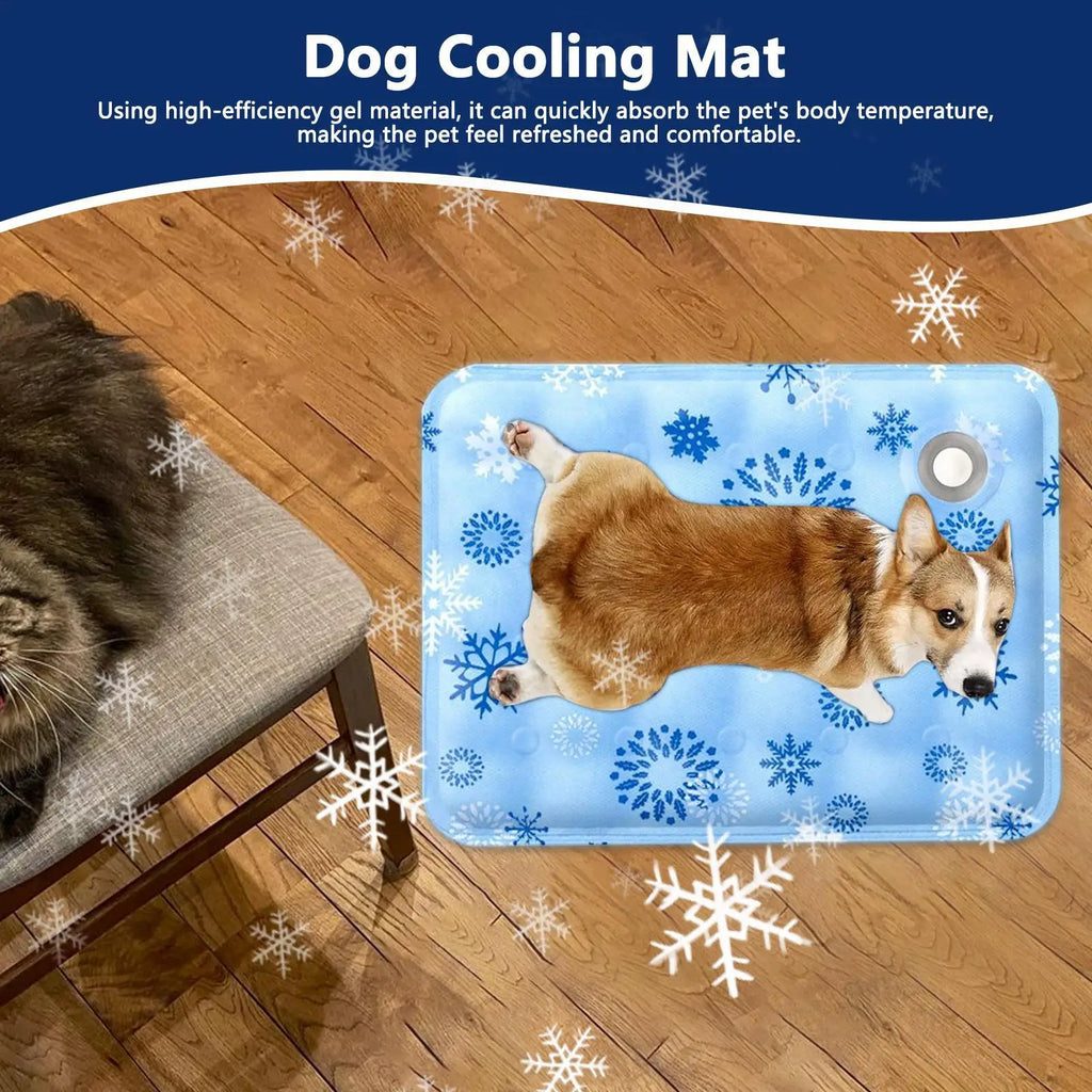 Dog Cooling Mat Self Crate Pad Waterproof Ice Pet Sleeping Resting