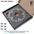 140/160mm Carbon Fiber Brake Disc High-strength Lightweight Design Road Bike Replacement Parts Cycling Accessories 1PC Zpaxo 2