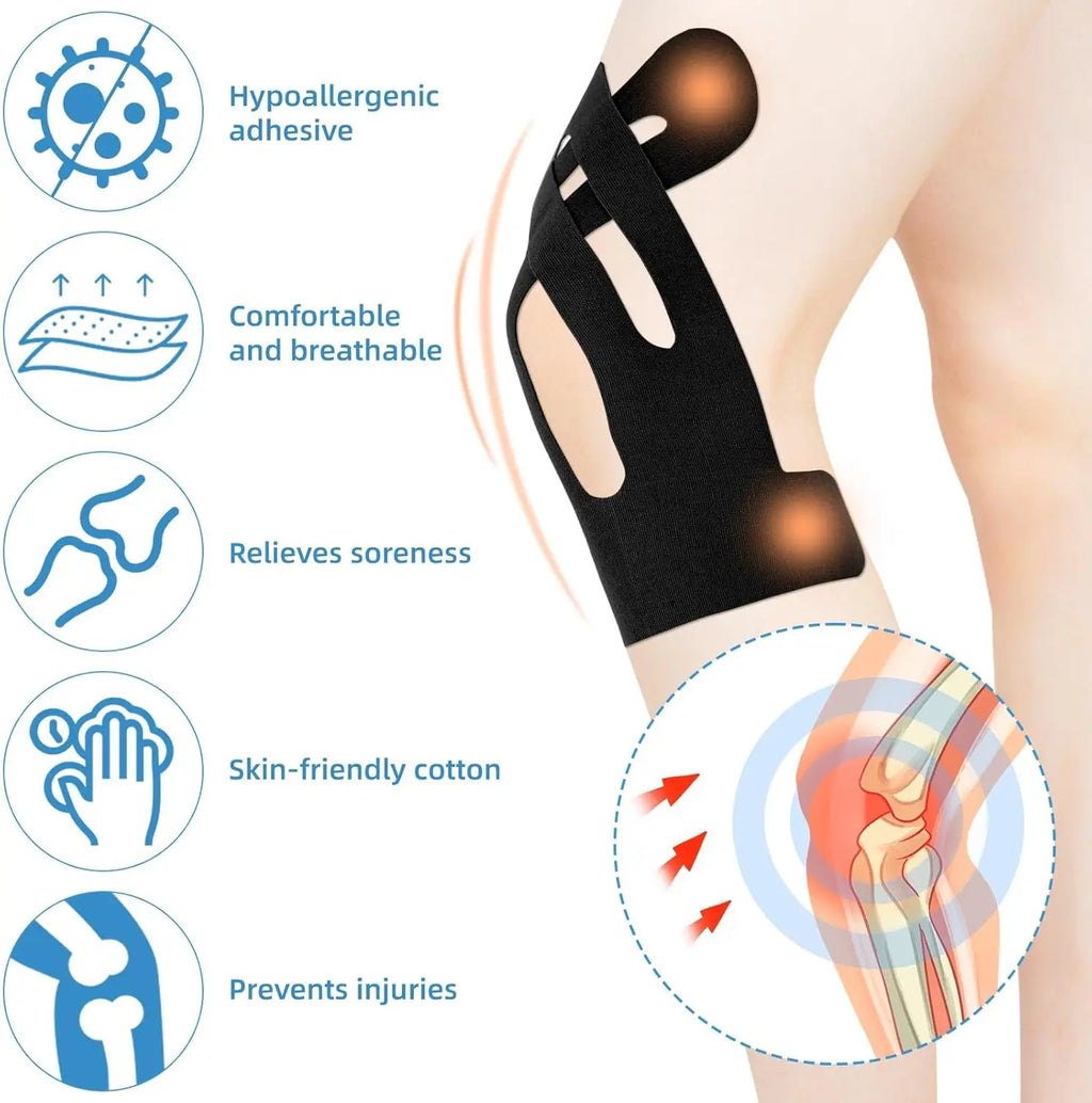 Kinesiology Tape – Waterproof Elastic Athletic Support Strips