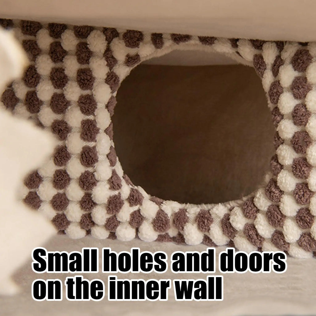 Hedgehog Bed Tunnel House Tassel Hamster Small Pets Bearded Dragons