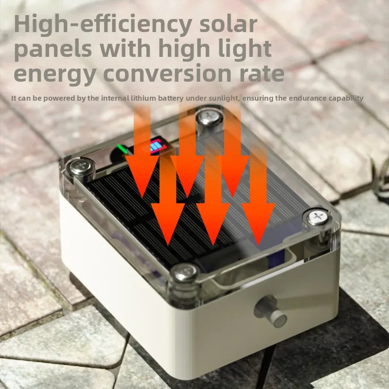 Outdoor Fishing Long Range Oxygen Pump Rechargeable Solar Powered Air Zpaxo
