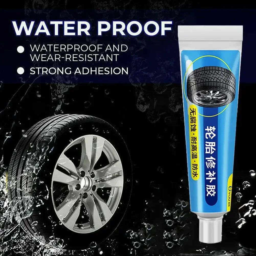 Tire Repair Black Glue Set Liquid Strong Rubber Wear-resistant Non-corrosive Adhesive Instant Bond Leather Car Tire Repair Tool Zpaxo