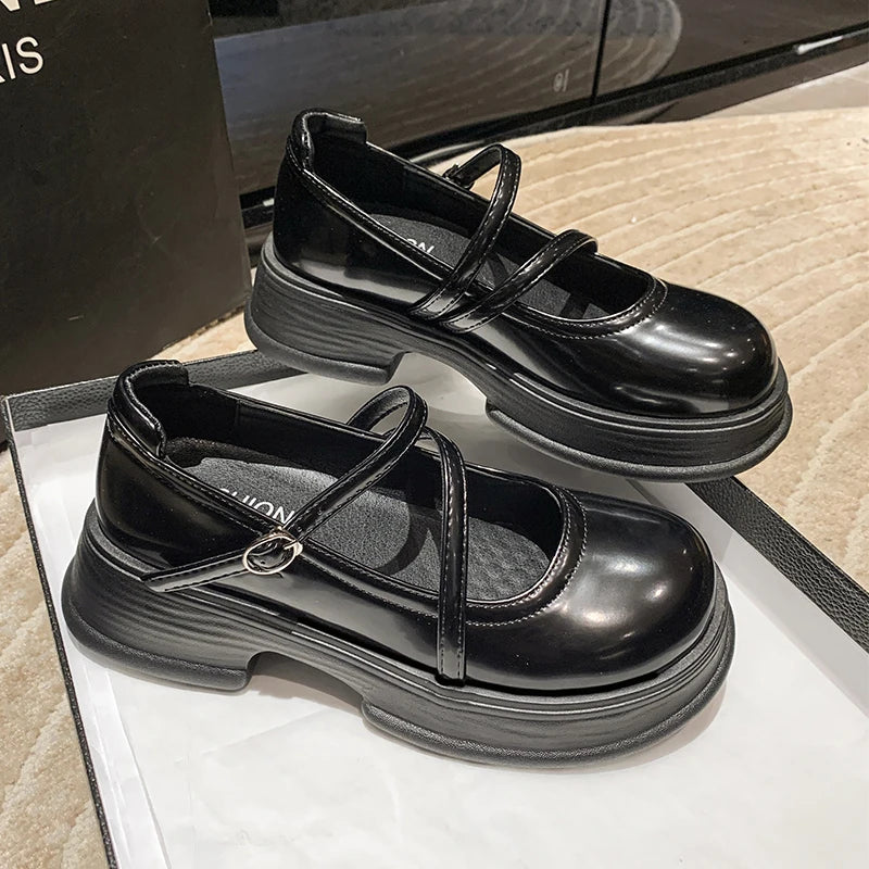 Casual Women Sneakers Round Toe Platform All-match Footwear Bow-knot