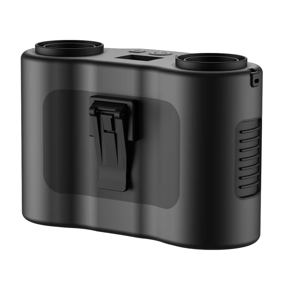 Portable Waist Fan 20000mAh Rechargeable Clip Dual Airflow Outlet