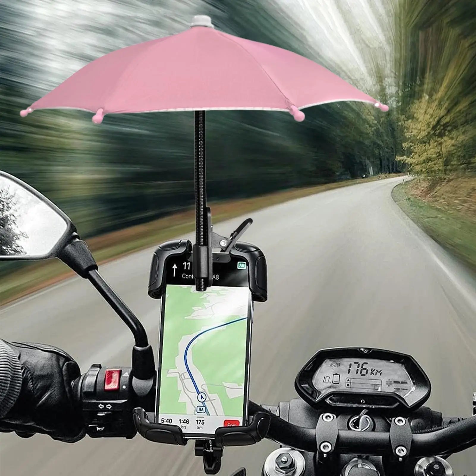 Cell Phone Sun Shade Clip Anti Glare Umbrella Visor Universal