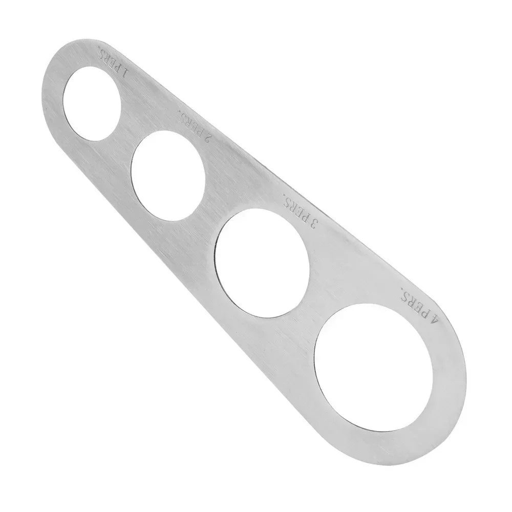 New Stainless Steel Spaghetti Pasta Noodle Measuring Tool 4 Servings For Quick Correctly Gauge Pasta Kitchen Cooking Gadgets YI Zpaxo