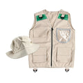 Kids Costume Vest Hat Nature Adventures Suit Dress Up Cargo Camping