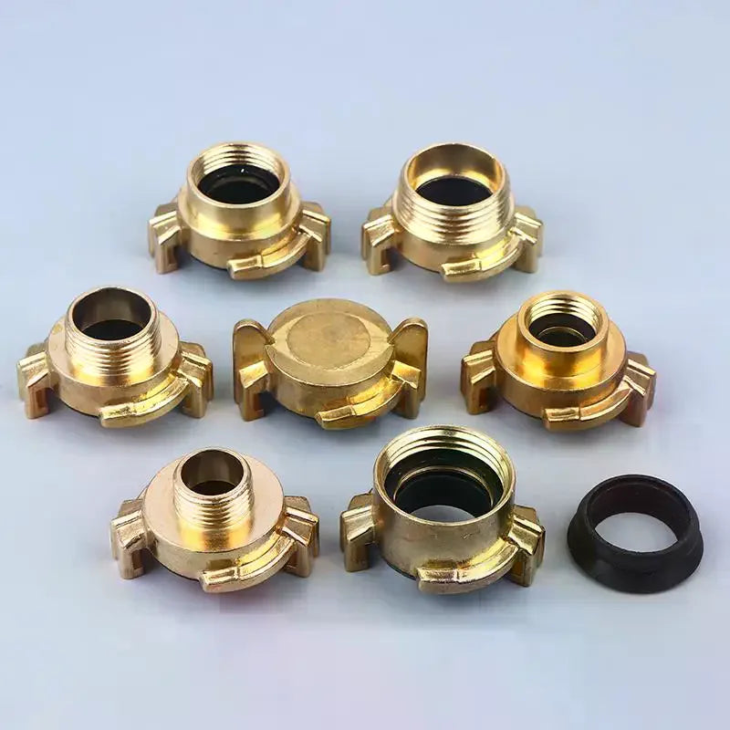 Quick Connect Water Fitting Claw Couplings Tap Connectors Copper DN15 DN20 DN25 Garden Water Connectors Zpaxo