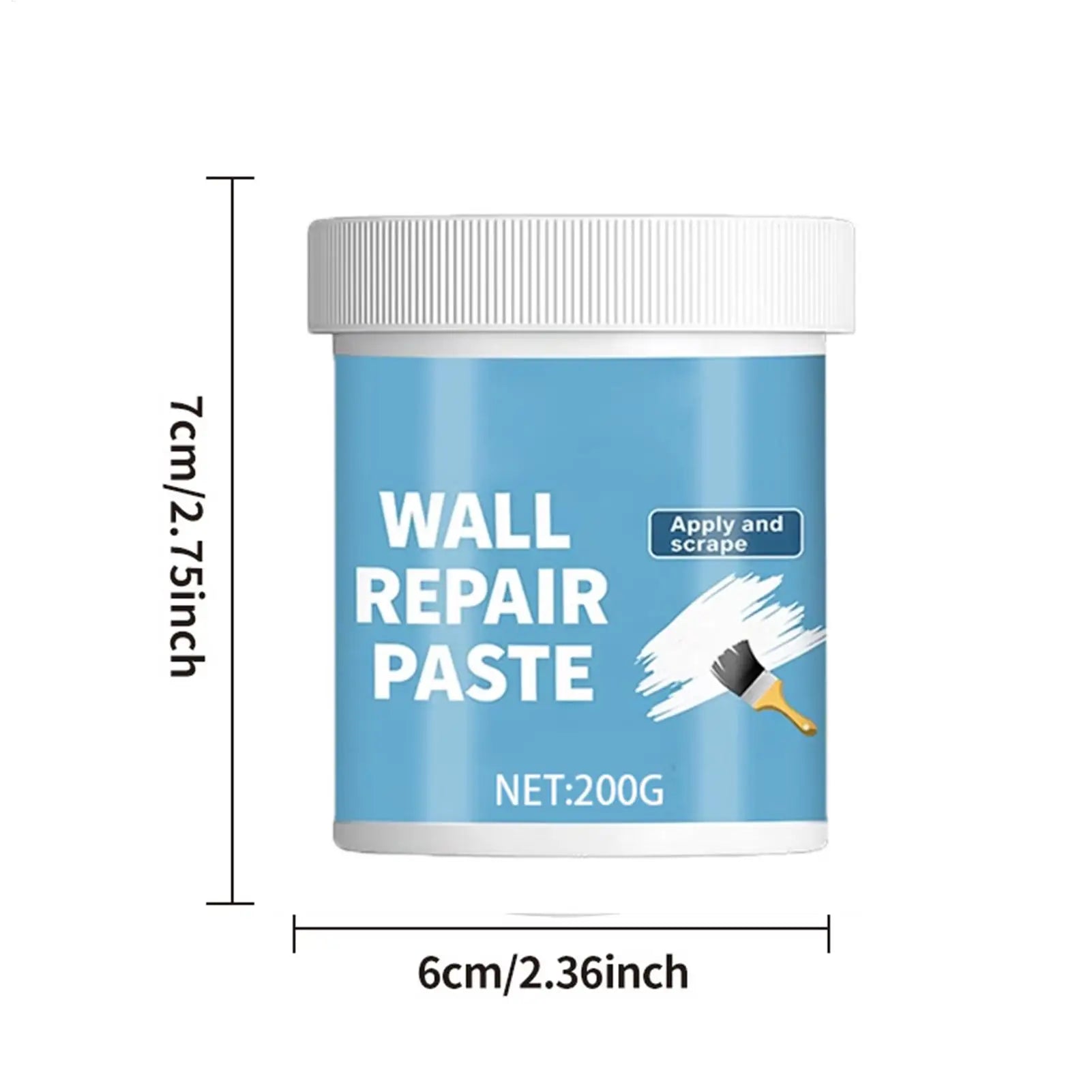 Wall Repair Paste Waterproof Hydrophobic Drywall Putty Mending Cracks