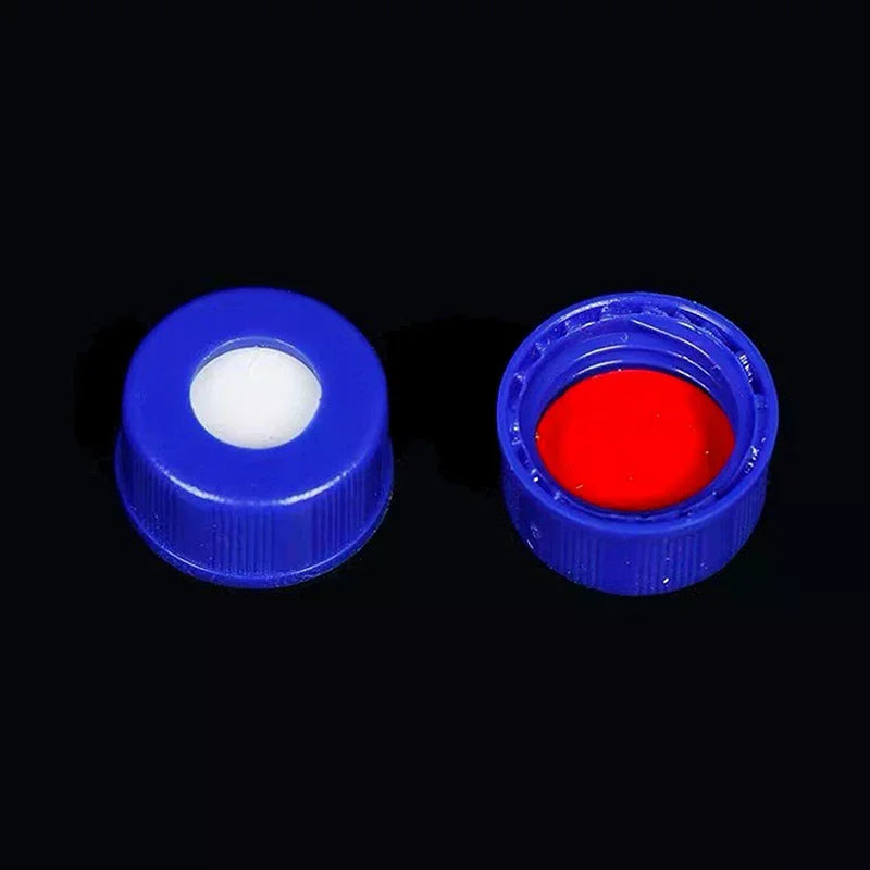 Blue Open-topped Polypropylene Cap Plastic Septa Chromatography Vial Zpaxo