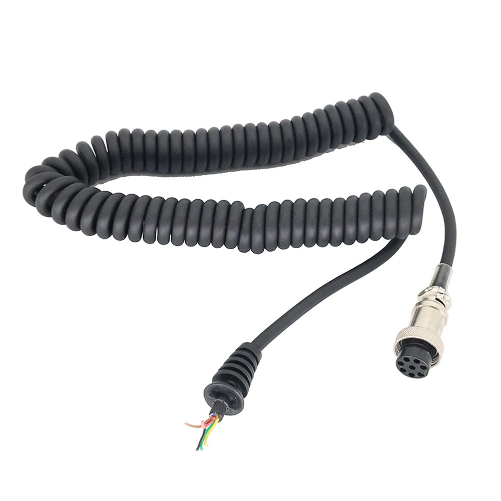 HM-36 Microphone Extend Cable Stretchable 8 Pins Hand Speaker ICOM