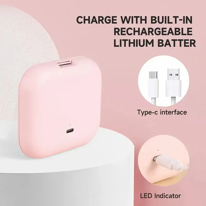 Compact Mirror Lights 1X 2X Magnification Portable Folding Handheld