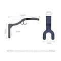 CM1Pcs Multipurpose Wall Mount Hooks Motorcycle Helmet Rack Home