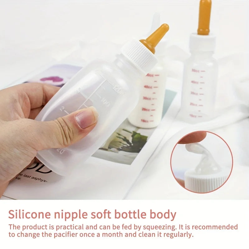 Small Pet Nurser Bottle Newborn Animals Nursing Feeding Easy Carry