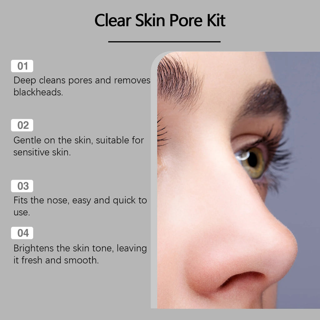 Hoygi Blackhead Remover Nose Strips Kit Deep Cleansing Pore Minimizing Gentle Non-Irritating Fast Absorbing All Skin Types Zpaxo