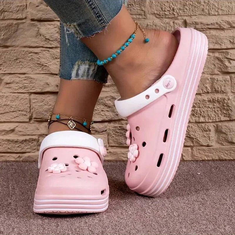 Fashion Sandals Waterproof Slippers Women Shoes Summer Outdoor Slides