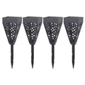 Cemetery Vase Decorative Plastic Cone Shaped for Lawn and Graveyard with Drainage Hole Grave Decoration Zpaxo Square conical frame CN