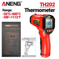 Infrared Meter LCD Display Pyrometer Point Gun Tester Non-contact 50