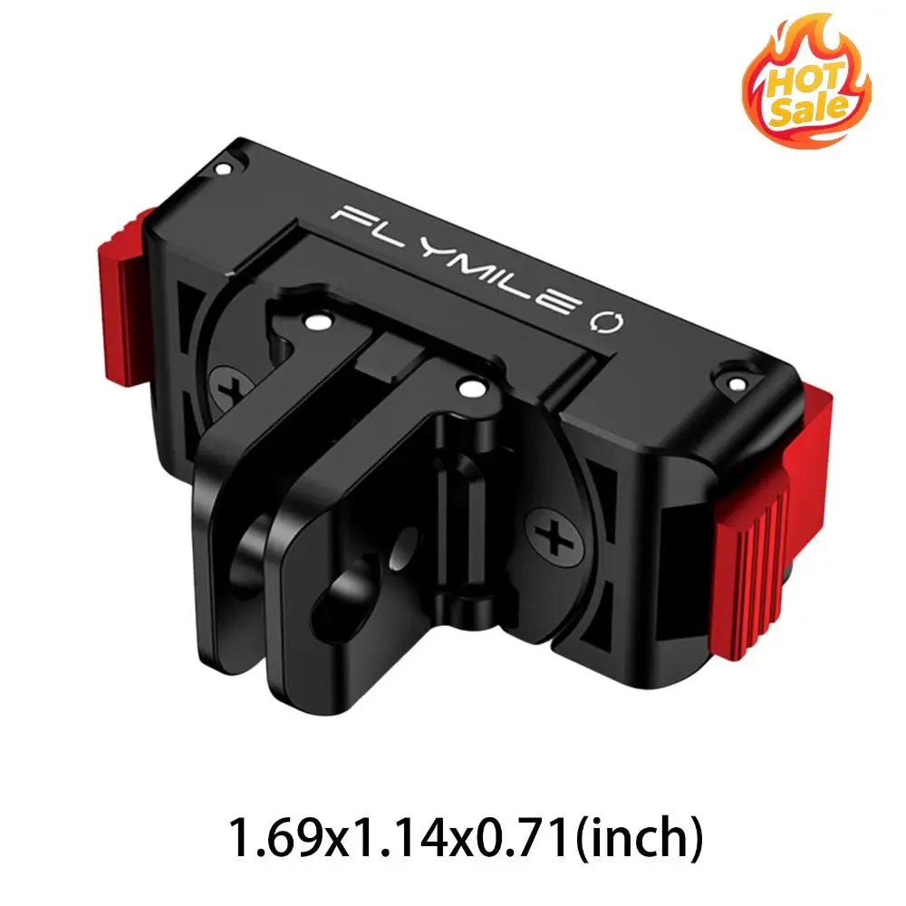 Magnetic Extension Base Bracket with 1/4 Screw Hole Adapter Base Mount 360° Rotation for DJI OSMO Nano and Action 6 Zpaxo