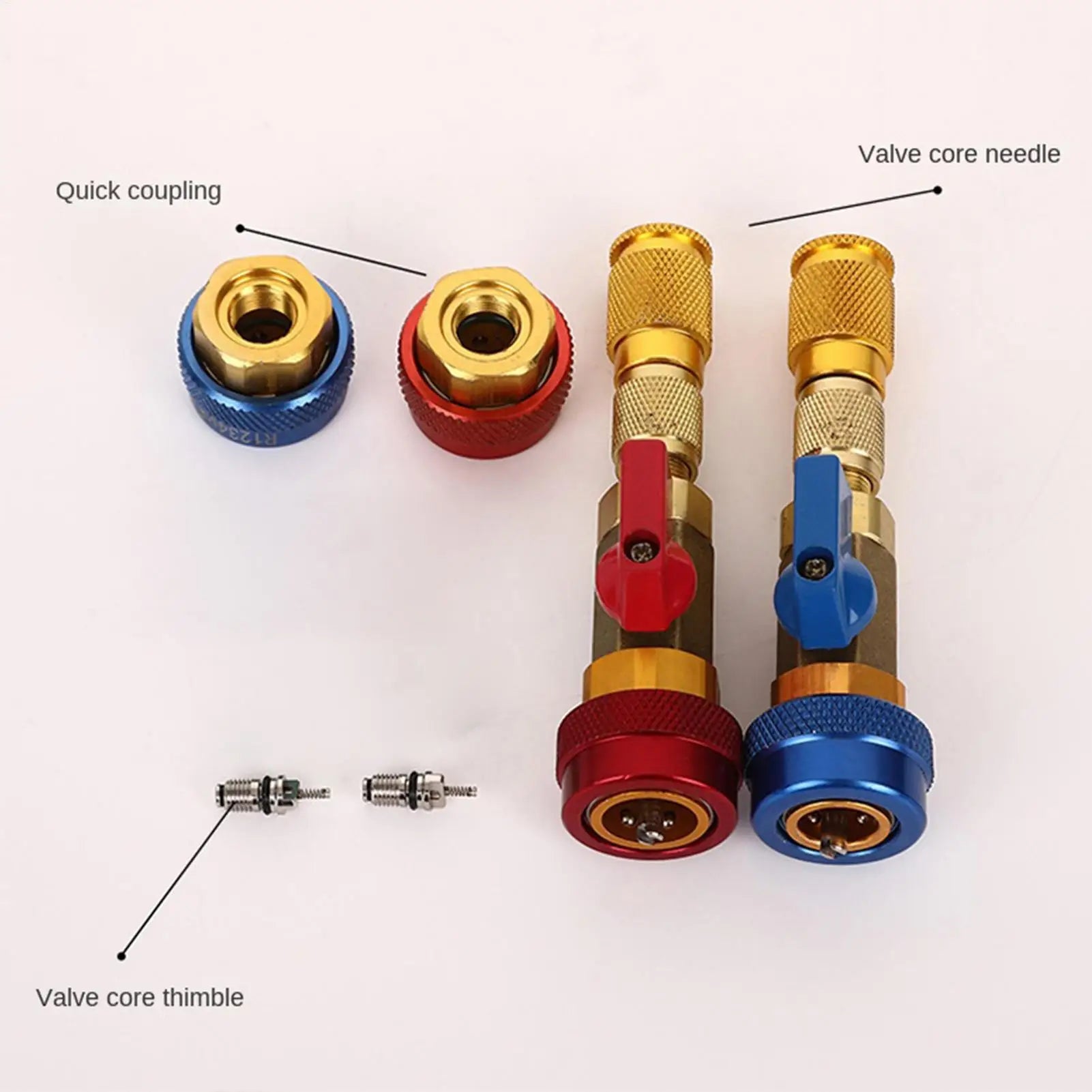 Valve Core Removal Tool Car AC Quick Remover Non Slip Handle Tire