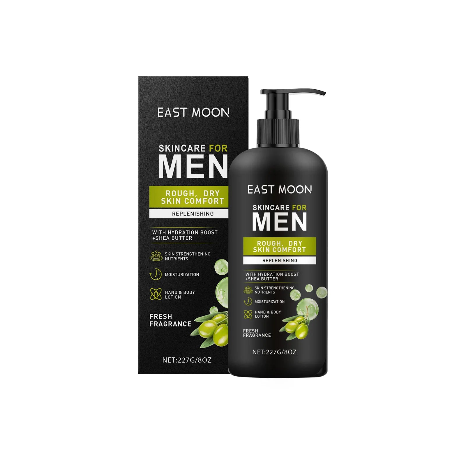 Men's Body Lotion Series Moisturize Dry Improve Sagging Oil Control Lasting Fragrance Brighten Skin Nourishing Creams Zpaxo 227g boxed