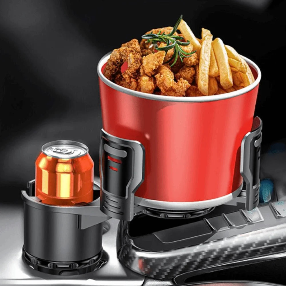 Multifunctional Cup Holder Expander Switch Lock Adjustable Base Cup Holder Extender Compact Design Stable Support Zpaxo