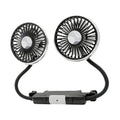 Car Fan Cooling Dual Head Type-c Usb 3 Speeds Adjustable Auto Cooler