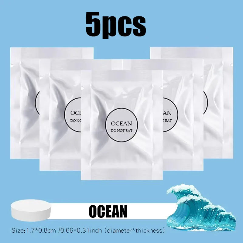 Car Air Vent Solid Perfume Refill Tablets – 7 Scents, 5–20 Pack