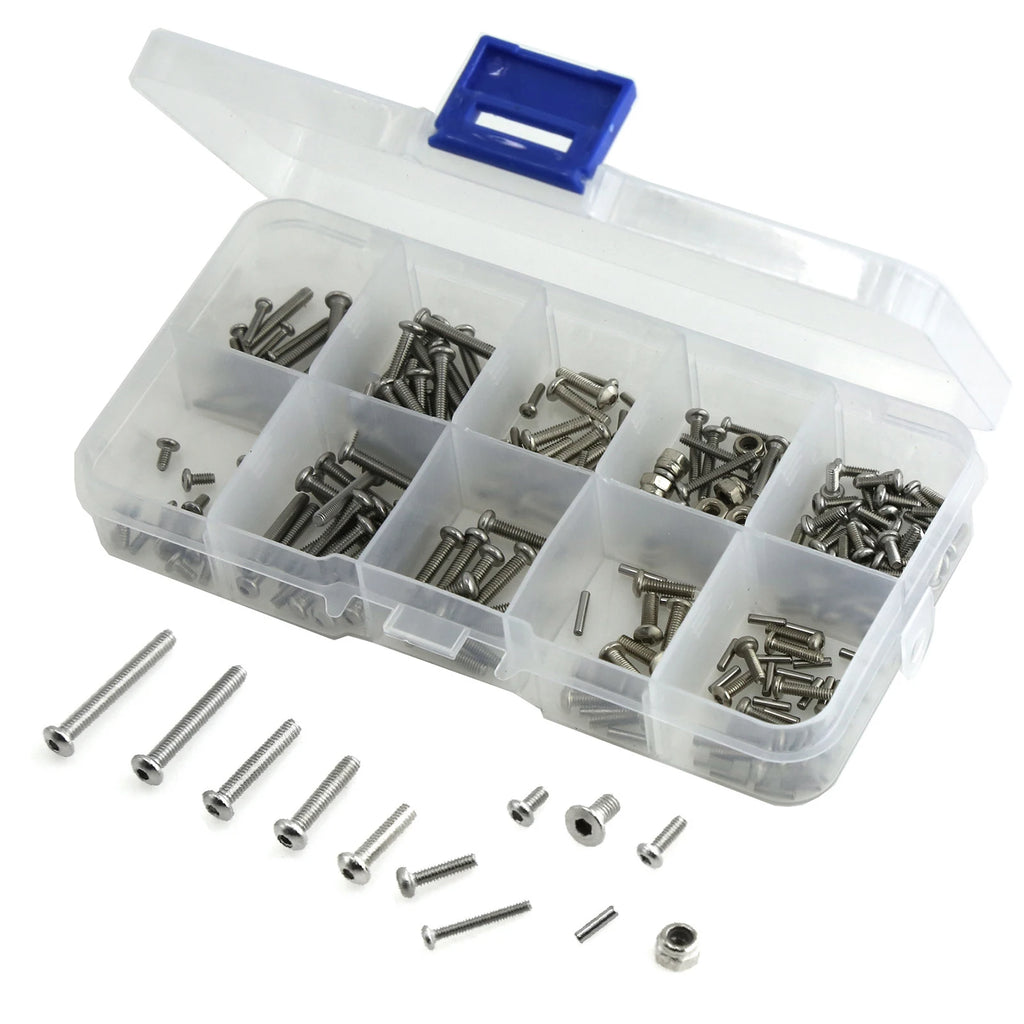 1 Box M1 6 M2 5 Stainless Steel Hex Screws Nuts Hardware TRX4M 18 RC