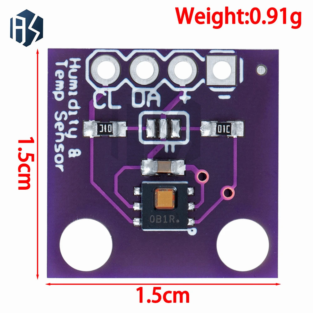 HDC1080 Module Low Power GY-213V-HDC1080 Accuracy Digital Humidity Zpaxo