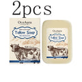 Tallow Soap - Gentle Full-Body Cleansing Soap for Moisturizing, Nourishing and Leaving Skin Smooth & Supple Zpaxo 100gx2pcs