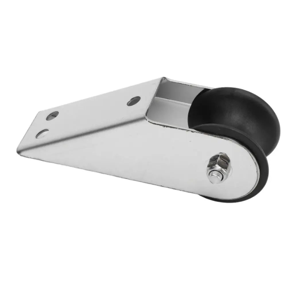 Stainless Steel 316 Roller Bracket Rubber Wheel Heavy Duty Boat Bow Zpaxo
