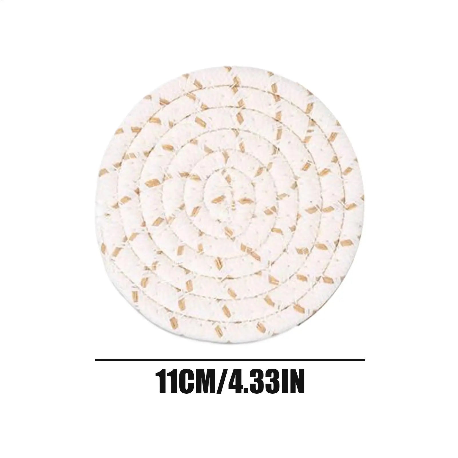 Coasters Drinks 8 Absorbent Cup Mat Holder Heat-resistant Cotton Rope