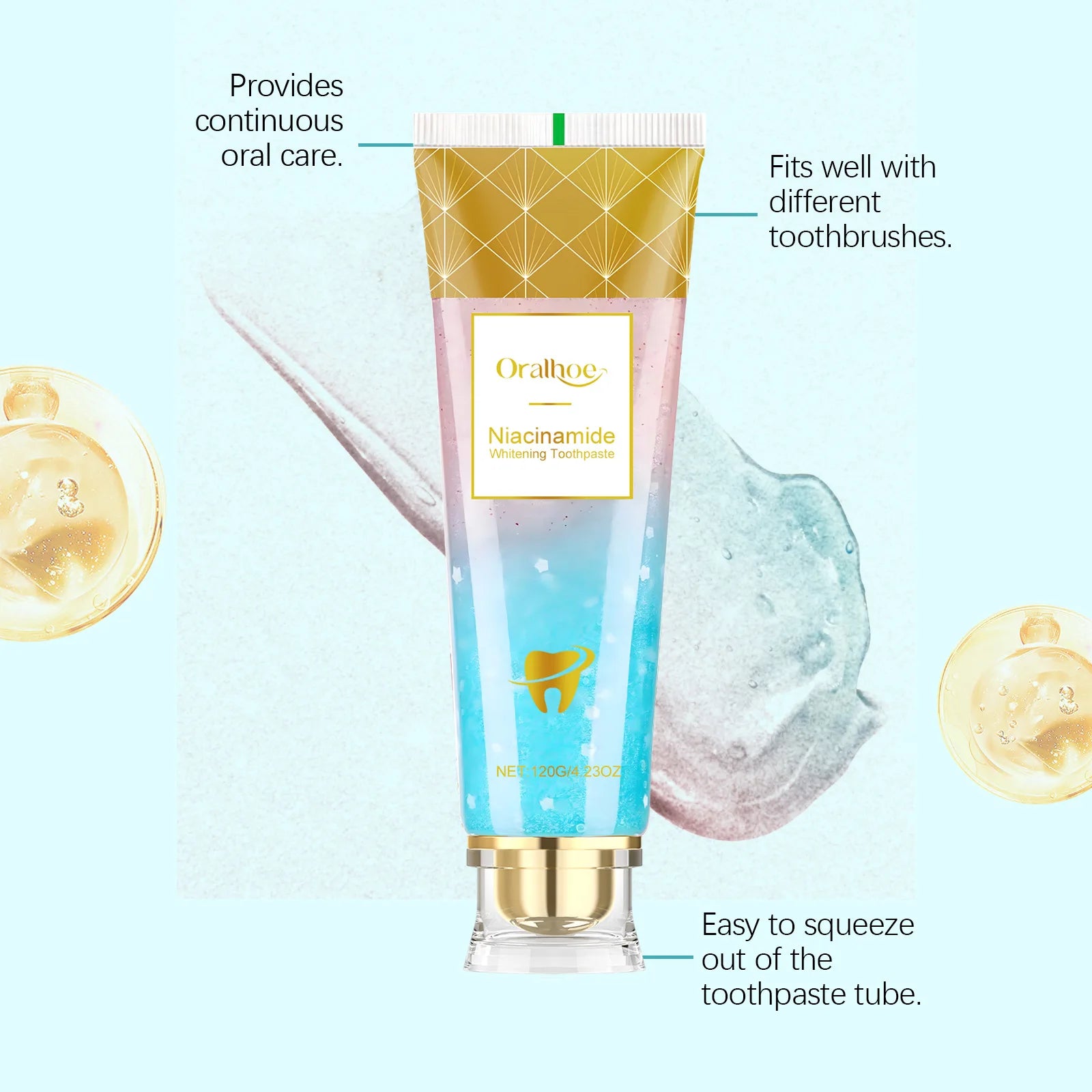 Oralhoe Nicotinamide Whitening Toothpaste – Remove Plaque Whitening Toothpaste Zpaxo