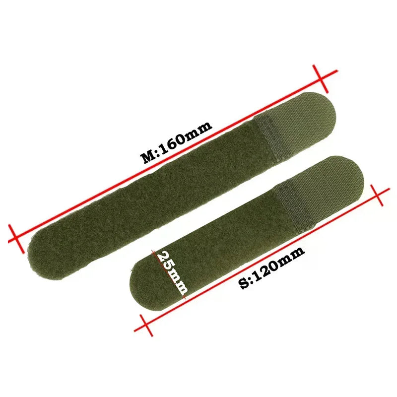 Strap Webbing Organizer Fix Hook Loop Grip Wrapping Cord Reusable Zpaxo