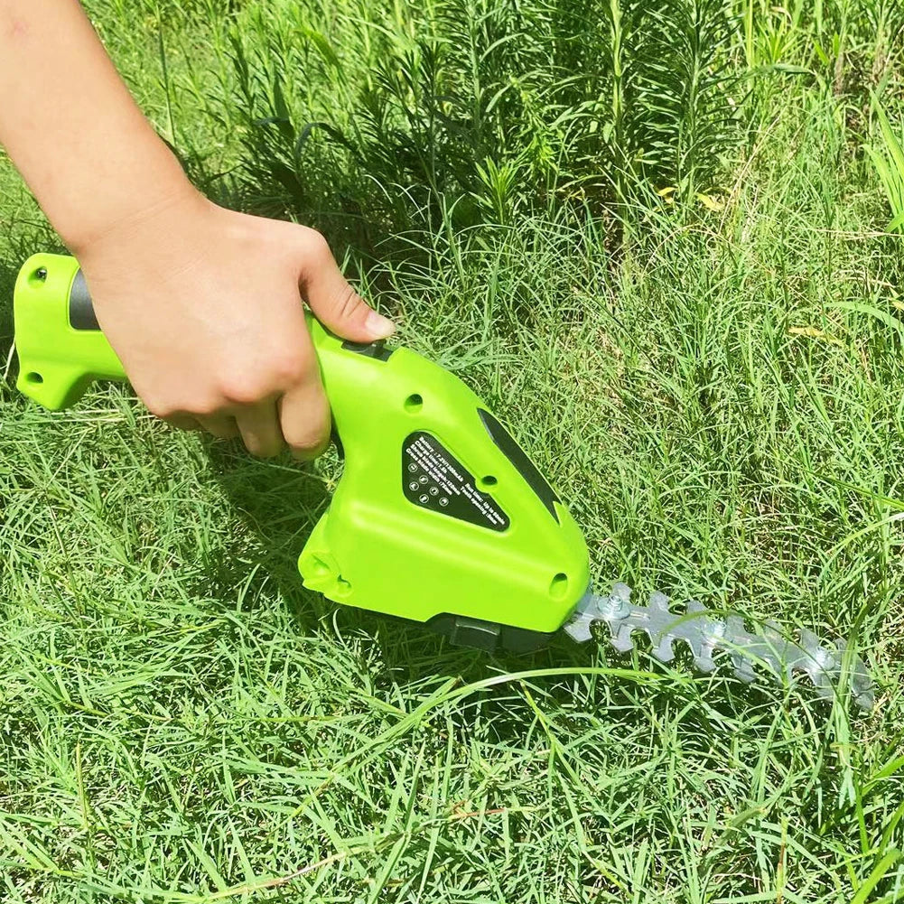 1 Cordless Electric Hedge Trimmer Rechargeable Grass Weeding Pruning