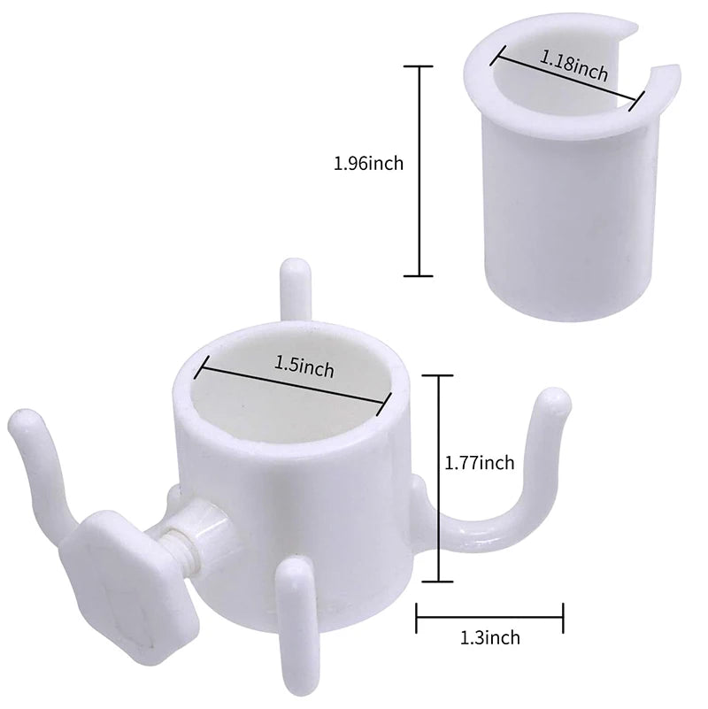 Portable Outdoor Beach Umbrella Hooks Hanger Versatile Space-saving