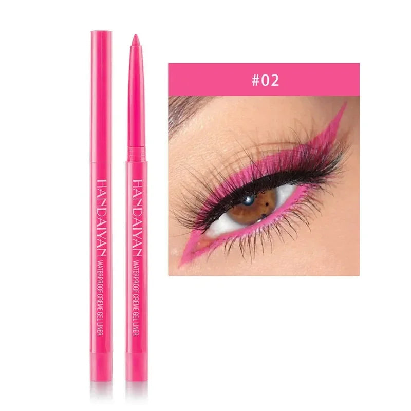 Matte Colorful Eye Liner Pen 20 Colors Eyeliner Gel Pencils Long Zpaxo 2