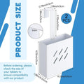 Toilet Tank Cleaner Holder Stainless Steel Storage Adjustable Hook