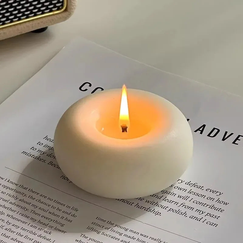 Nordic-style Donut Scented Candles Creative Soy Wax Decorations Zpaxo B15619A