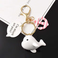 Accessories Gift Jewelry Accessories Three-Dimensional Keyring Ornaments Dolphin Key Chain Key Rings Whale Keychain Zpaxo white